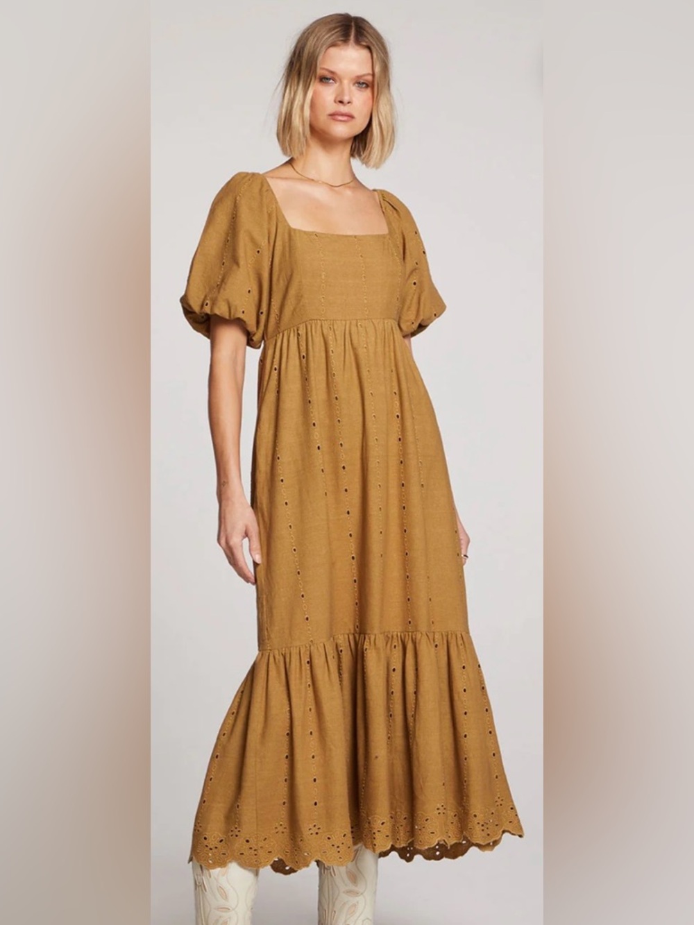 Saltwater LUXE MELA MIDI DRESS NWT Size S Sold At Anthropologie